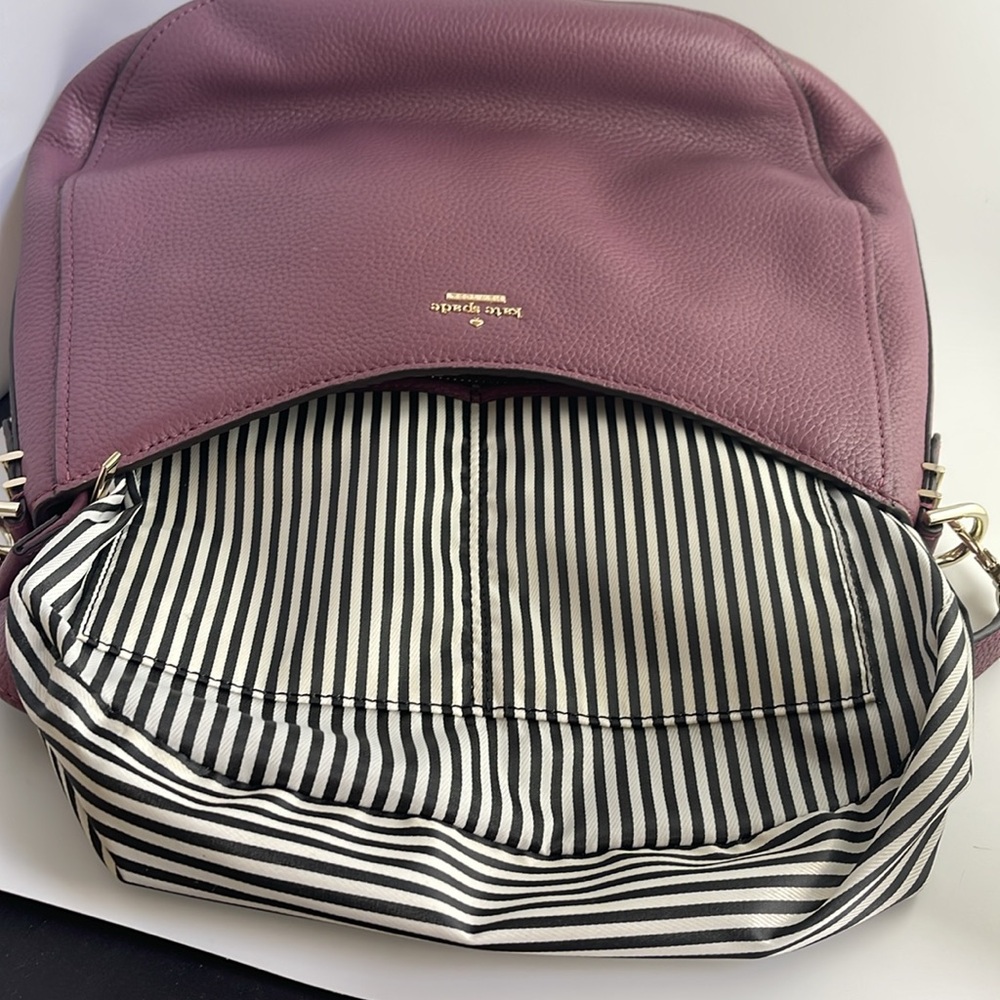 Kate Spade Oakwood Street Pebbled Leather Hobo Crossbody Bag - Picture 13 of 16